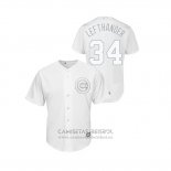 Camiseta Beisbol Hombre Chicago Cubs Jon Lester 2019 Players Weekend Lefthander Replica Blanco