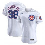 Camiseta Beisbol Hombre Chicago Cubs Mark Leiter Jr. Primera Elite Blanco