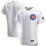 Camiseta Beisbol Hombre Chicago Cubs Primera Autentico Blanco