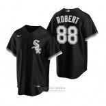Camiseta Beisbol Hombre Chicago White Sox Luis Robert Replica Alterno 2020 Negro