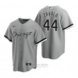 Camiseta Beisbol Hombre Chicago White Sox Seby Zavala Replica Gris