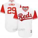 Camiseta Beisbol Hombre Cincinnati Reds 2017 Little League World Series 29 Brandon Finnegan Blanco