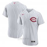 Camiseta Beisbol Hombre Cincinnati Reds 2022 Autentico Blanco