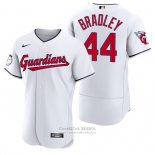 Camiseta Beisbol Hombre Cleveland Guardians Bobby Bradley Autentico Primera Blanco