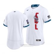 Camiseta Beisbol Hombre Colorado Rockies 2021 All Star Autentico Blanco