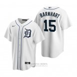 Camiseta Beisbol Hombre Detroit Tigers Tucker Barnhart Replica Primera Blanco