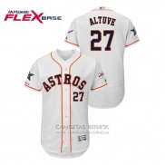Camiseta Beisbol Hombre Houston Astros Jose Altuve 2019 All Star Flex Base Blanco