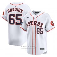 Camiseta Beisbol Hombre Houston Astros Jose Urquidy 2024 World Tour Mexico City Series Primera Limited Blanco