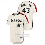 Camiseta Beisbol Hombre Houston Astros Lance Mccullers Oilers Vs. Houston Astros Cooperstown Collection Crema