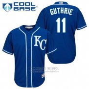 Camiseta Beisbol Hombre Kansas City Royals Jeremy Guthrie 11 Azul Alterno Cool Base