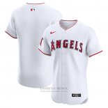 Camiseta Beisbol Hombre Los Angeles Angels Primera Elite Blanco