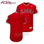 Camiseta Beisbol Hombre Los Angeles Angels Scarlet 2018 Dia del Padre Flex Base