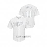 Camiseta Beisbol Hombre Minnesota Twins Jorge Polanco 2019 Players Weekend Replica Blanco