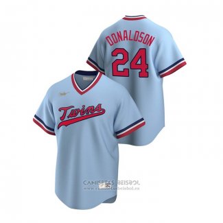 Camiseta Beisbol Hombre Minnesota Twins Josh Donaldson Cooperstown Collection Road Azul