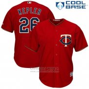 Camiseta Beisbol Hombre Minnesota Twins Max Kepler Rojo Cool Base