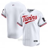 Camiseta Beisbol Hombre Minnesota Twins Primera Limited Blanco