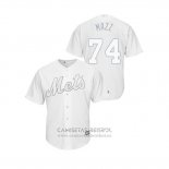 Camiseta Beisbol Hombre New York Mets Chris Mazza 2019 Players Weekend Replica Blanco