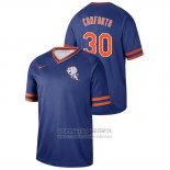 Camiseta Beisbol Hombre New York Mets Michael Conforto Cooperstown Collection Legend Azul