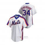 Camiseta Beisbol Hombre New York Mets Noah Syndergaard Cooperstown Collection Primera Blanco