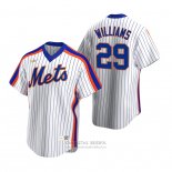 Camiseta Beisbol Hombre New York Mets Trevor Williams Cooperstown Collection Primera Blanco