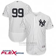 Camiseta Beisbol Hombre New York Yankees Aaron Judge Blanco Flex Base