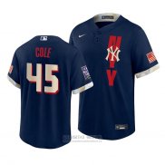 Camiseta Beisbol Hombre New York Yankees Gerrit Cole 2021 All Star Replica Azul