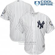 Camiseta Beisbol Hombre New York Yankees Jorge Posada Blanco Cool Base