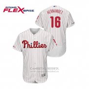 Camiseta Beisbol Hombre Philadelphia Phillies Cesar Hernandez Flex Base Blanco