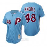 Camiseta Beisbol Hombre Philadelphia Phillies Corey Knebel Autentico Cooperstown Collection Azul