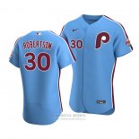 Camiseta Beisbol Hombre Philadelphia Phillies David Robertson Autentico Alterno 2020 Azul