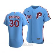 Camiseta Beisbol Hombre Philadelphia Phillies David Robertson Autentico Alterno 2020 Azul