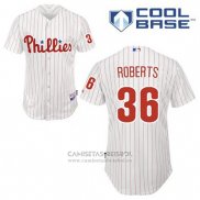 Camiseta Beisbol Hombre Philadelphia Phillies Robin Roberts 36 Blanco Primera Cool Base