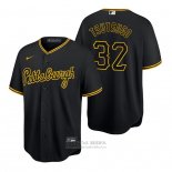 Camiseta Beisbol Hombre Pittsburgh Pirates Yoshi Tsutsugo Replica Negro