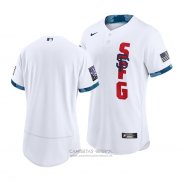 Camiseta Beisbol Hombre San Francisco Giants 2021 All Star Autentico Blanco