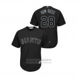 Camiseta Beisbol Hombre San Francisco Giants Buster Posey 2019 Players Weekend Replica Negro