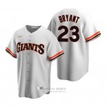 Camiseta Beisbol Hombre San Francisco Giants Kris Bryant Cooperstown Collection Primera Blanco