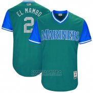 Camiseta Beisbol Hombre Seattle Mariners 2017 Little League World Series Jean Segura Verde