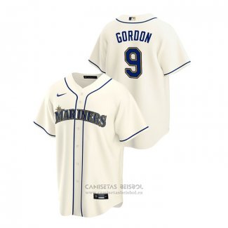 Camiseta Beisbol Hombre Seattle Mariners Dee Gordon Replica Alterno Crema