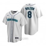 Camiseta Beisbol Hombre Seattle Mariners Donovan Walton Replica Primera Blanco