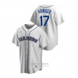 Camiseta Beisbol Hombre Seattle Mariners Mitch Haniger Cooperstown Collection Primera Blanco