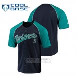 Camiseta Beisbol Hombre Seattle Mariners Personalizada Stitches Azul