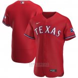Camiseta Beisbol Hombre Texas Rangers Alterno Autentico Rojo