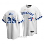 Camiseta Beisbol Hombre Toronto Blue Jays A.j. Cole Cooperstown Collection Primera Blanco