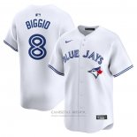 Camiseta Beisbol Hombre Toronto Blue Jays Cavan Biggio Primera Limited Blanco