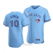 Camiseta Beisbol Hombre Toronto Blue Jays Jays Marcus Semien Autentico Alterno Azul