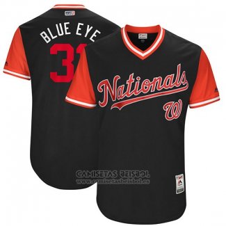 Camiseta Beisbol Hombre Washington Nationals 2017 Little League World Series Max Scherzer Azul