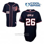 Camiseta Beisbol Hombre Washington Nationals Dan Uggla 26 Azul Alterno Cool Base