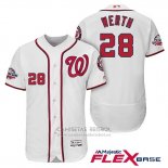 Camiseta Beisbol Hombre Washington Nationals Jayson Werth Blanco 2018 All Star Primera Flex Base