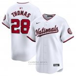 Camiseta Beisbol Hombre Washington Nationals Lane Thomas Primera Limited Blanco