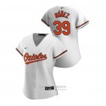 Camiseta Beisbol Mujer Baltimore Orioles Renato Nunez 2020 Replica Primera Blanco